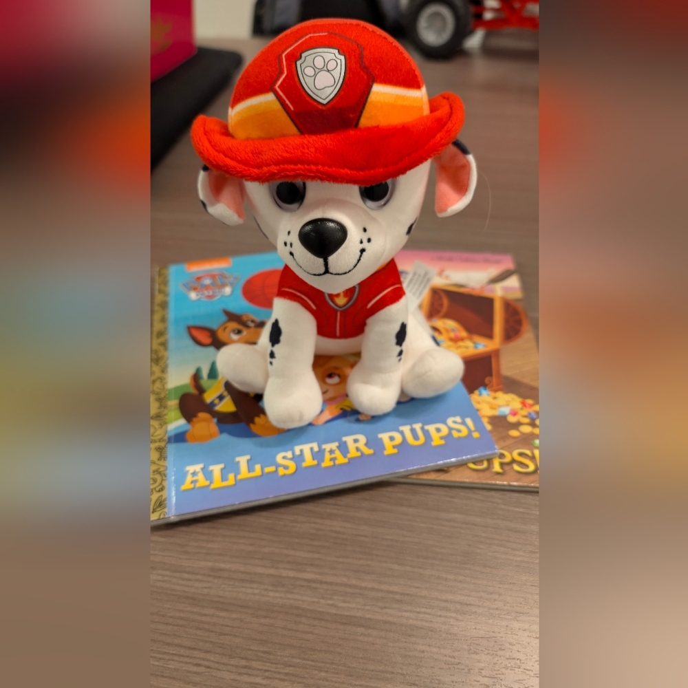 PAW Patrol Bundle | Marshall Plush + 2 Books